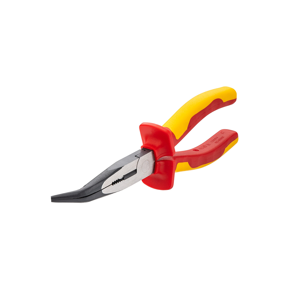 VIGOR Půlkulat&eacute; kle&scaron;tě ∙ zahnut&eacute; ∙ EV ∙ V6503-200-EV