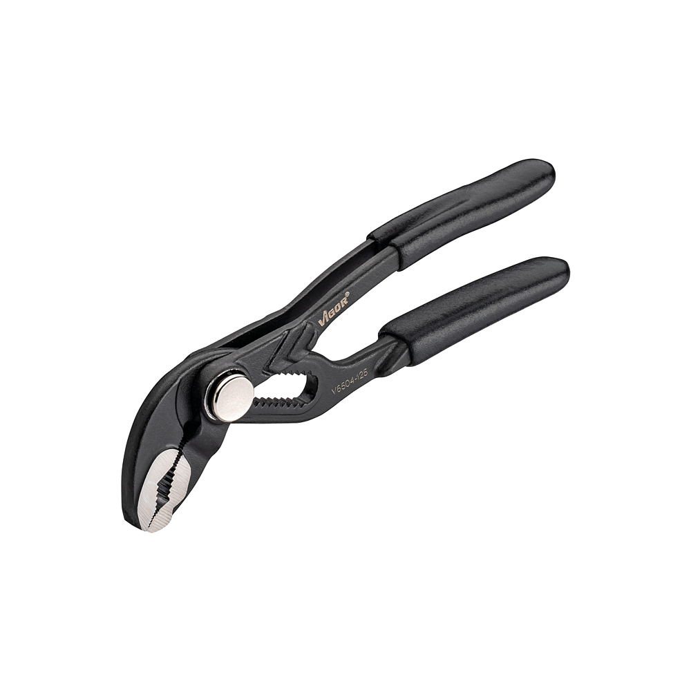 VIGOR Univerz&aacute;ln&iacute; kle&scaron;tě ∙ s tlač&iacute;tkem ∙ V6504-125 ∙ D&eacute;lka: 125 mm