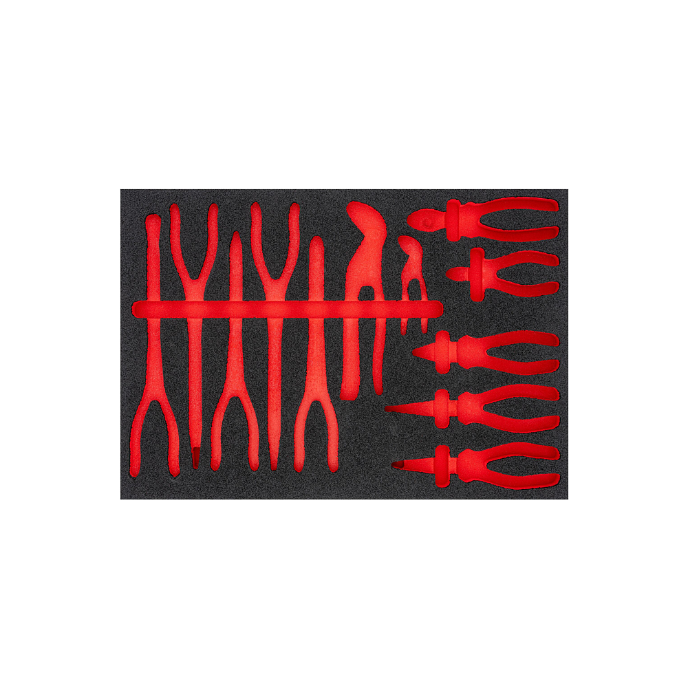 VIGOR Vložka z měkk&eacute; pěny ∙ L ∙ pr&aacute;zdn&aacute; ∙ V6565-L ∙ d x &scaron; x v: 563 mm x 393 mm x 35 mm