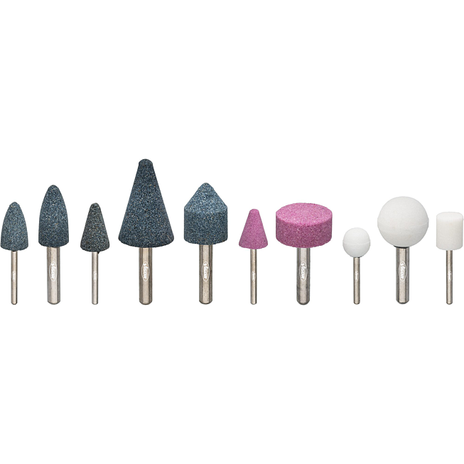 VIGOR Sada brousků ∙ V6906-10 ∙ 10-dílný ∙ Počet ks nářadí: 10