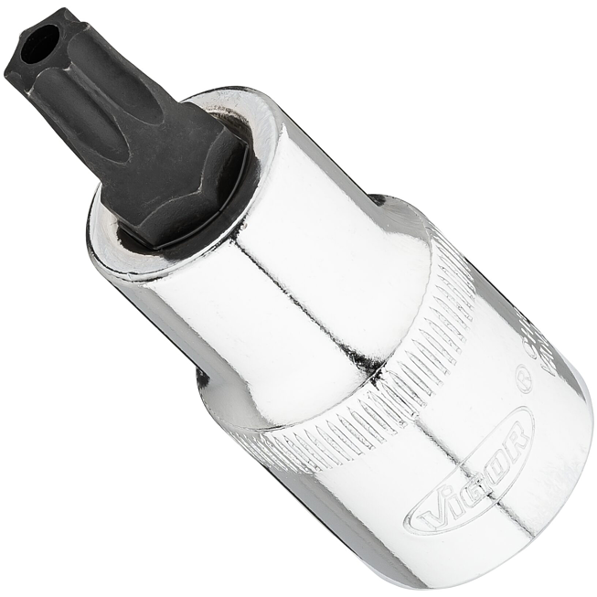 VIGOR T nástrčná hlavice ∙ V7055-T45H ∙ 1/2 palce (12,5 mm) čtyřhran dutý ∙ Profil Tamper Resistant TORX® ∙ Velikost T45H