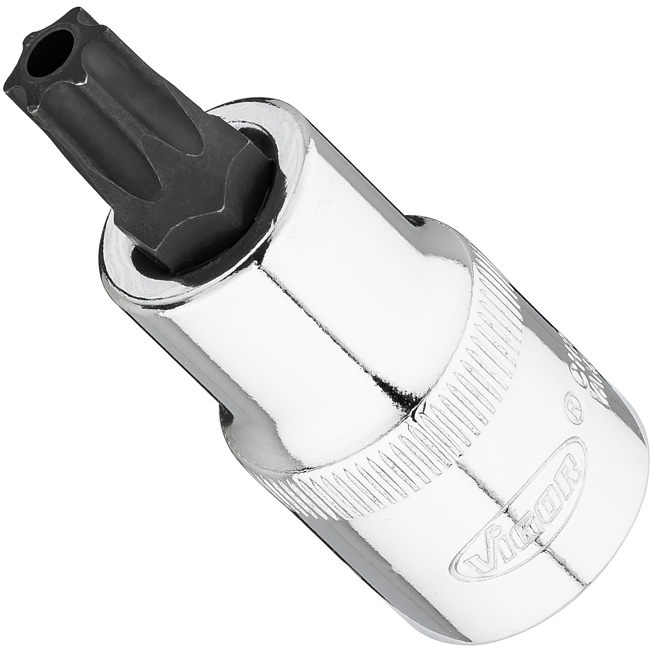 VIGOR T n&aacute;strčn&aacute; hlavice ∙ V7055-T50H ∙ 1/2 palce (12,5 mm) čtyřhran dut&yacute; ∙ Profil Tamper Resistant TORX&reg; ∙ Velikost T50H