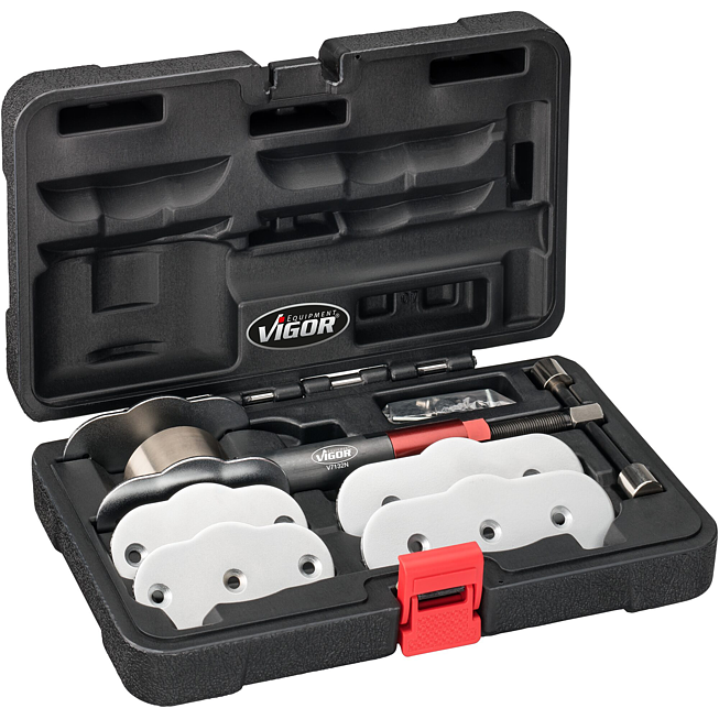 VIGOR Sada nářadí pro zpětné nastavení brzdových pístů ∙ hydraulická ∙ V7132N ∙ 8-dílný ∙ Počet ks nářadí: 8