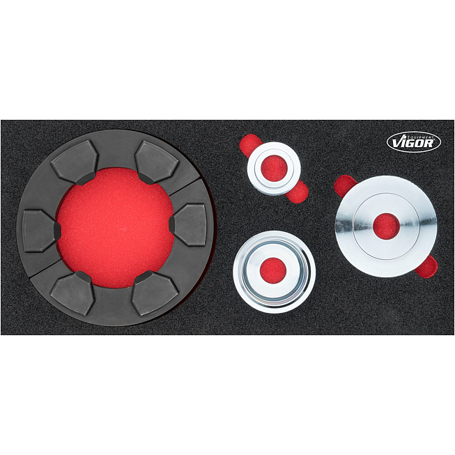 VIGOR Sada pro ložiska kol ∙ přední ∙ IVECO Daily 2014 ∙ V7263 ∙ 4-dílný ∙ Počet ks nářadí: 4