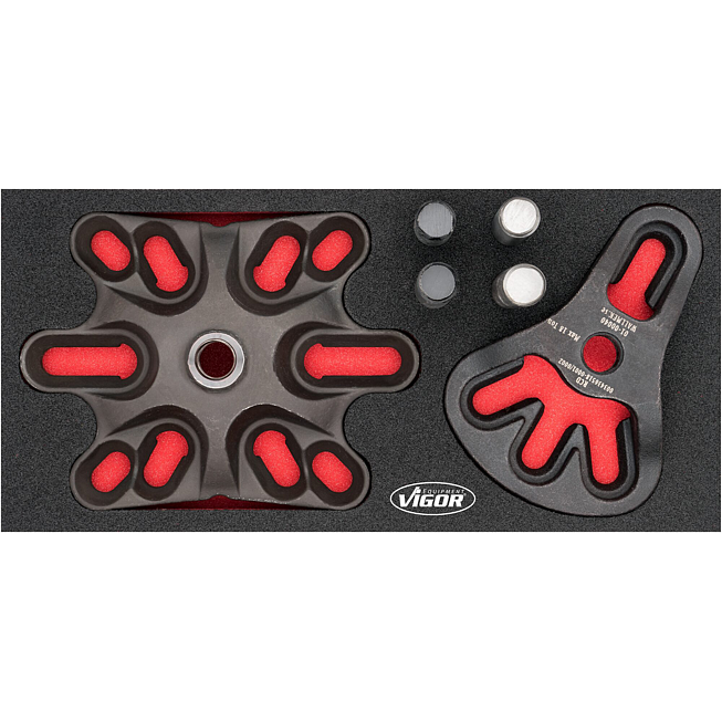 VIGOR Rozšiřující sada ∙ stahování nábojů / ložisek kol ∙ V7267 ∙ 2-dílný ∙ Počet ks nářadí: 2