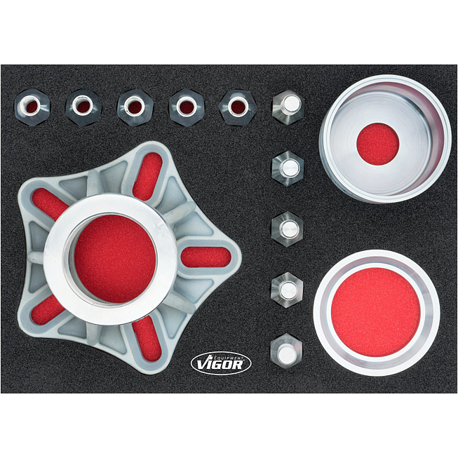 VIGOR Rozšiřující sada pro zadní nápravu ∙ V7270 ∙ 2-dílný ∙ Počet ks nářadí: 2