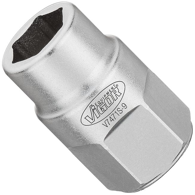 VIGOR Nástrčná hlavice ∙ V7471S-9 ∙ Velikost 9 mm
