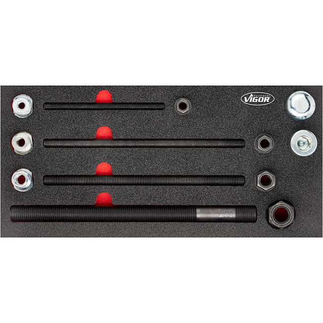 VIGOR Sada vřeten ∙ V7723 ∙ 13-dílný ∙ Počet ks nářadí: 13