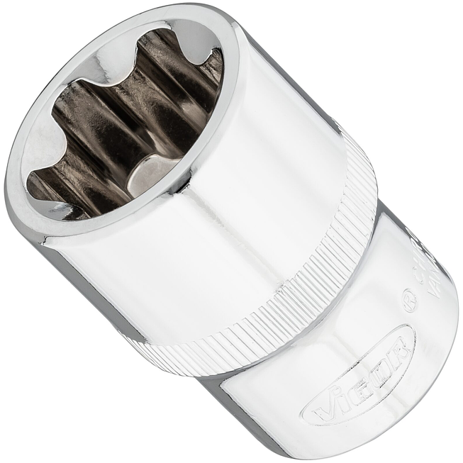 VIGOR T+ n&aacute;strčn&aacute; hlavice ∙ V7920-EP24 ∙ 1/2 palce (12,5 mm) čtyřhran dut&yacute; ∙ Vněj&scaron;&iacute; profil TORX&reg; plus ∙ Velikost E24+